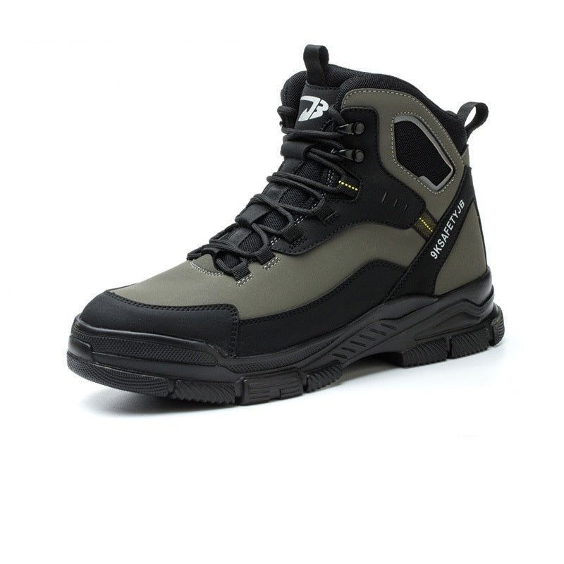 Combat Boots Male High Ankle Safety Shoes